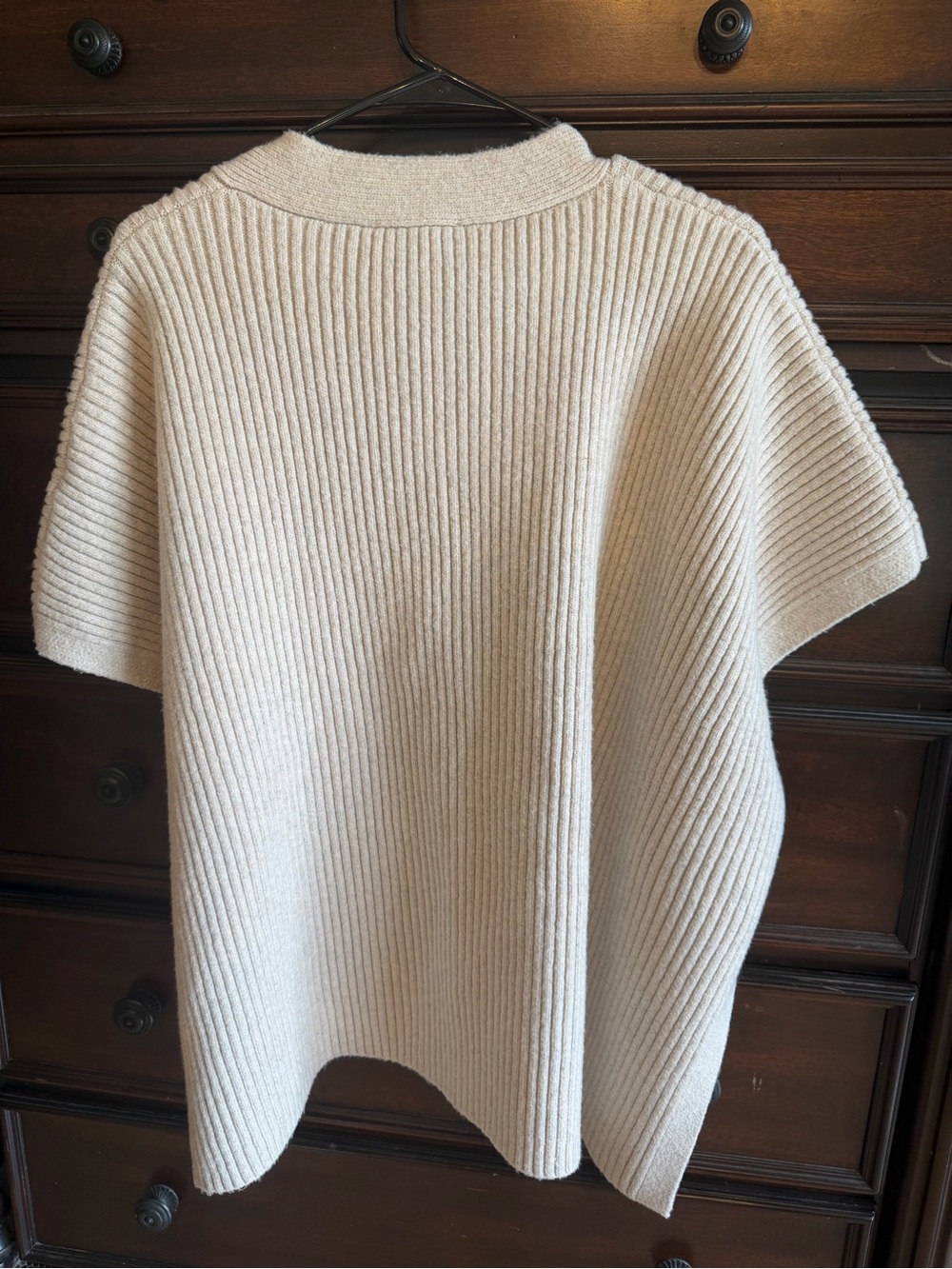 THML Beige Ribbed Tie-Front Cardigan Sweater - Picture 8 of 8